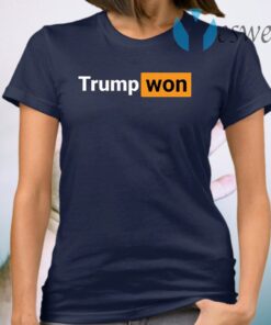 Trump Won Donald Trump 4 More Years Vote Trump Republican Gift T-Shirt