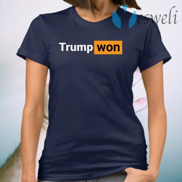 Trump Won Donald Trump 4 More Years Vote Trump Republican Gift T-Shirt