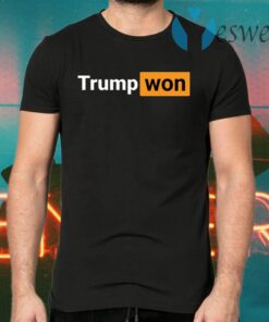 Trump Won Donald Trump 4 More Years Vote Trump Republican Gift T-Shirts