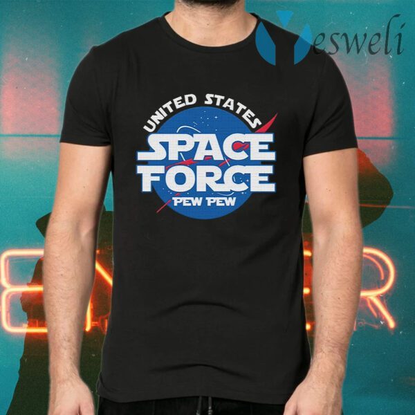 United States Space Force Pew Pew T-Shirts