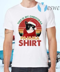 Vintage This My Christmas Pajama Cat Lover T-Shirts