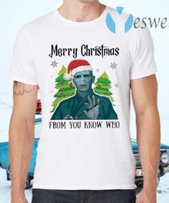 Voldemort Hat Santa Merry Christmas From You Know Who T-Shirts