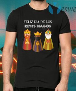 Womens Feliz Dia De Reyes Dia De Los Reyes Magos Three Kings Day T-Shirts