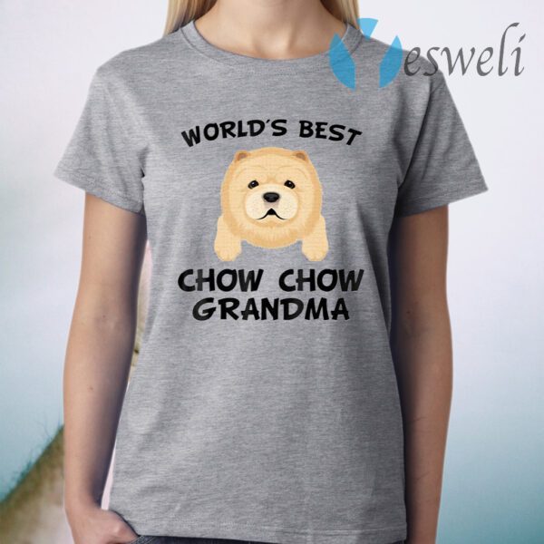 World’s Best Chow Chow Grandma Dog T-Shirt