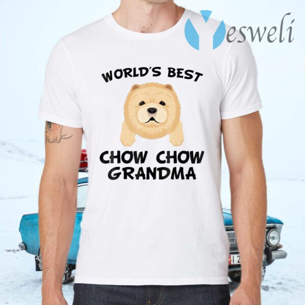 World’s Best Chow Chow Grandma Dog T-Shirts