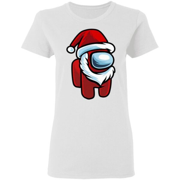 Red Impostor Among Us Santa Christmas T-Shirt