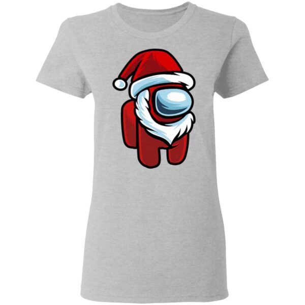 Red Impostor Among Us Santa Christmas T-Shirt