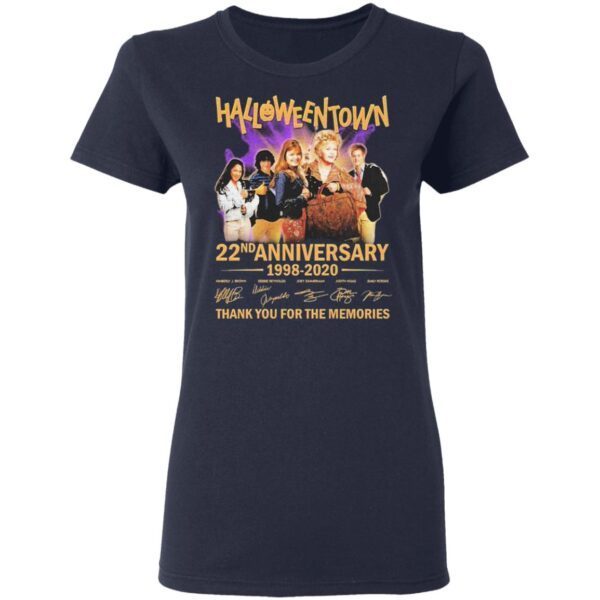 HalloweenTown 22nd anniversary 1998 2020 thank you for the memories signatures T-Shirt