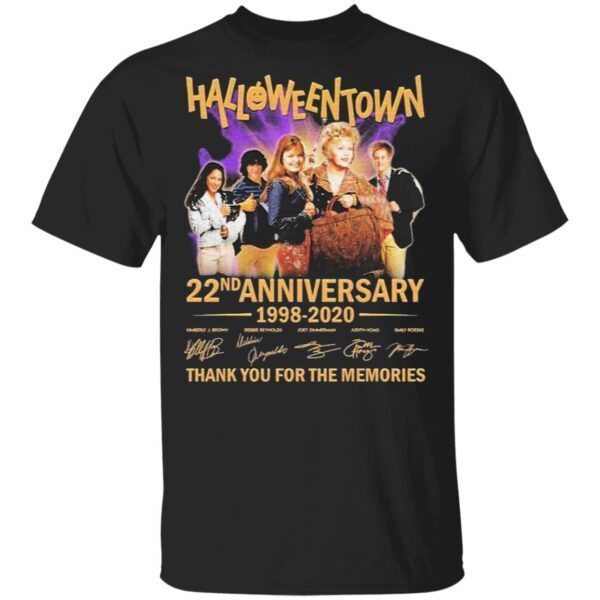 HalloweenTown 22nd anniversary 1998 2020 thank you for the memories signatures T-Shirt