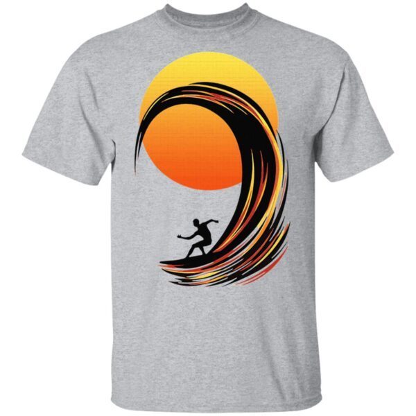 Surfing At Sunrise T-Shirt