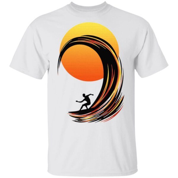 Surfing At Sunrise T-Shirt