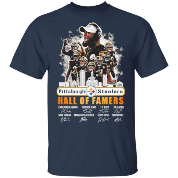 Pittsburgh Steelers Hall Of Famers Player Signatures 2020 T-Shirt