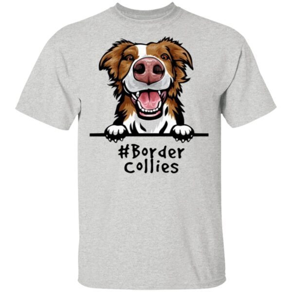 Brown Border Collie Dog T-Shirt