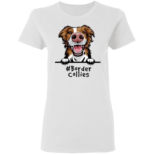 Brown Border Collie Dog T-Shirt