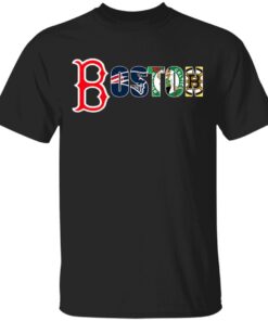 Boston sports team city Boston Red Sox New England Patriots Boston Celtics and Boston Bruins T-Shirt