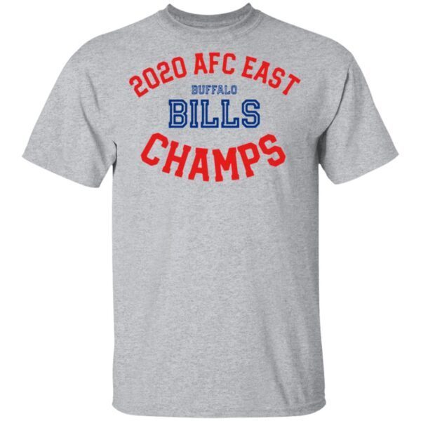 2020 AFC east Buffalo Bills Champions T-Shirt