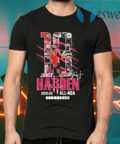 13 James Harden Rockets 2019 2020 all NBA fistteam signature T-Shirts