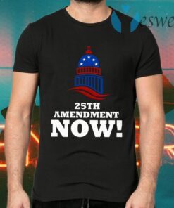 25th Amendment Now Remove Trump from Office T-Shirts