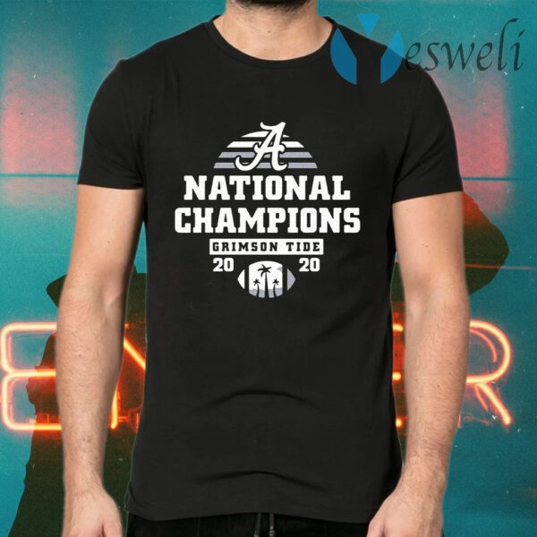 Alabama Crimson Tide national Champions 2020 T-Shirts