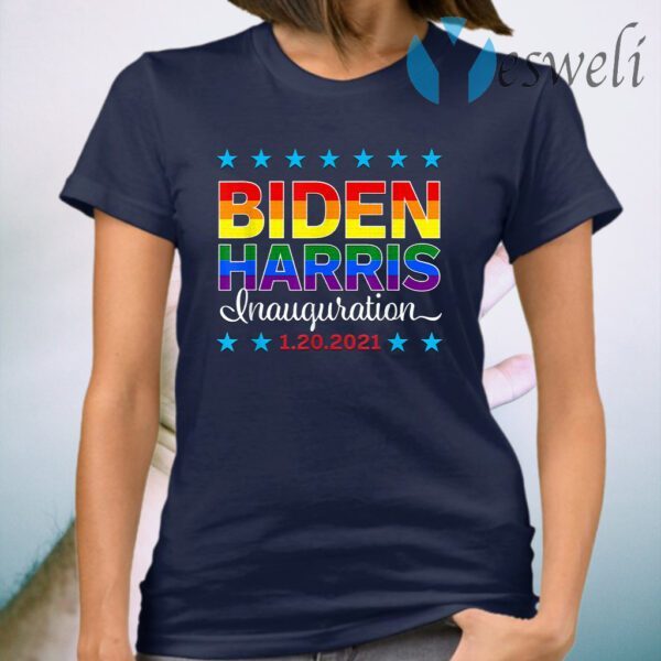 Biden Harris Inauguration 1.20.2021 LGBTQ Gay Pride T-Shirt