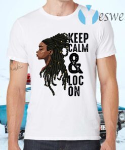 Black Melanin Dreadlocks Gift Cute Afro Loc Girl Women T-Shirts