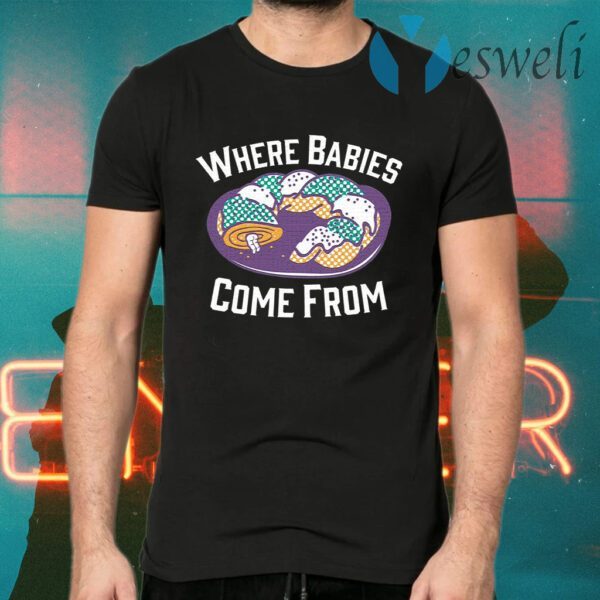 Cake where babies come from T-Shirts