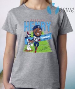 Derrick Henry Caricature Throwback T-Shirt