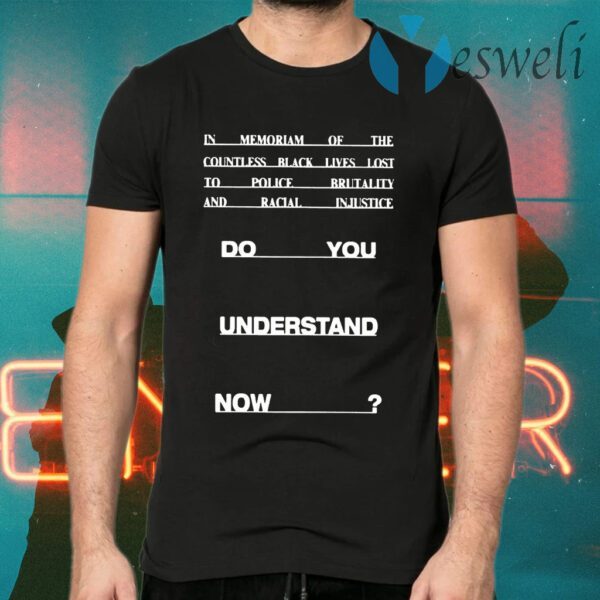 Do You Understand Now T-Shirts