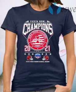 Fiesta Bowl Champions Iowa State Cyclones State 2021 State Farm Stadium Glendale Arizona T-Shirt