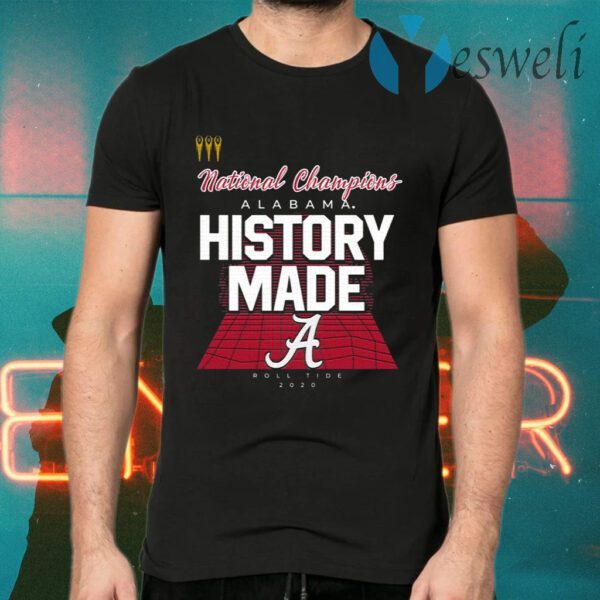 History Made Alabama 2021 National Championship T-Shirts