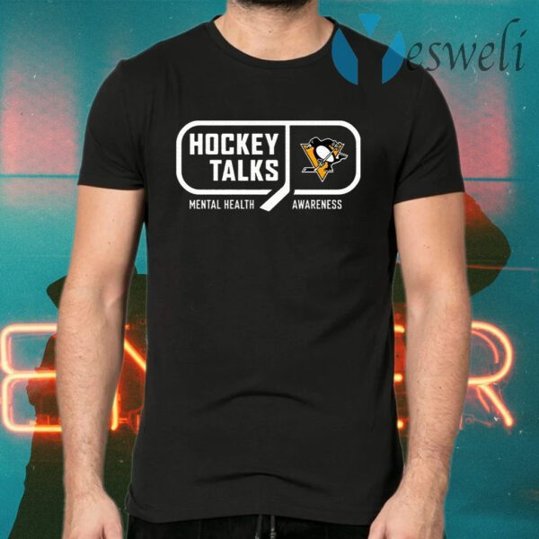 Hockey Talks Mental Health Awareness Pittsburgh T-Shirt