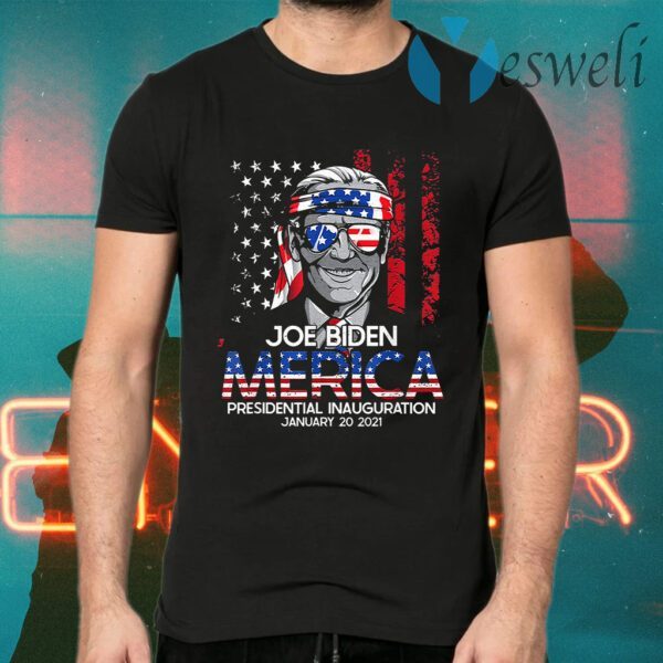 Joe Biden Merica Presidential Inaguration T-Shirts