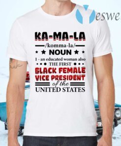 Kamala Harris 2020 Definition Madame Vice President of Us T-Shirts