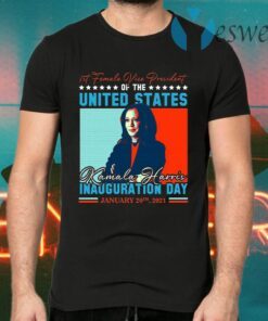 Kamala Harris First Female Vice President Biden Harris 2021 Inauguration Day T-Shirts