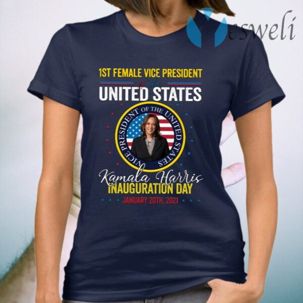 Kamala Harris First Female Vice President Inauguration Day T-Shirt