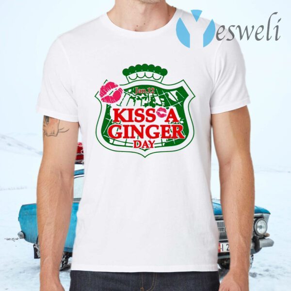 Kiss A Ginger Day Jan 12th T-Shirts