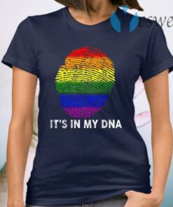 LGBT Finger Print It's In My Dna T-Shirt