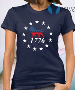 Lion the patriot party 1776 T-Shirt