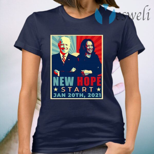 New Hope For 2021 Joe Biden Kamala Harris T-Shirt