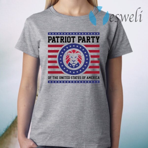 Patriot Party Of The United States Of America Pro Trump T-Shirt
