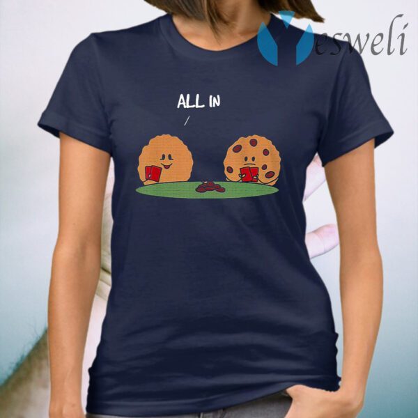 Poker All In Cookie T-Shirt