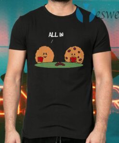 Poker All In Cookie T-Shirts