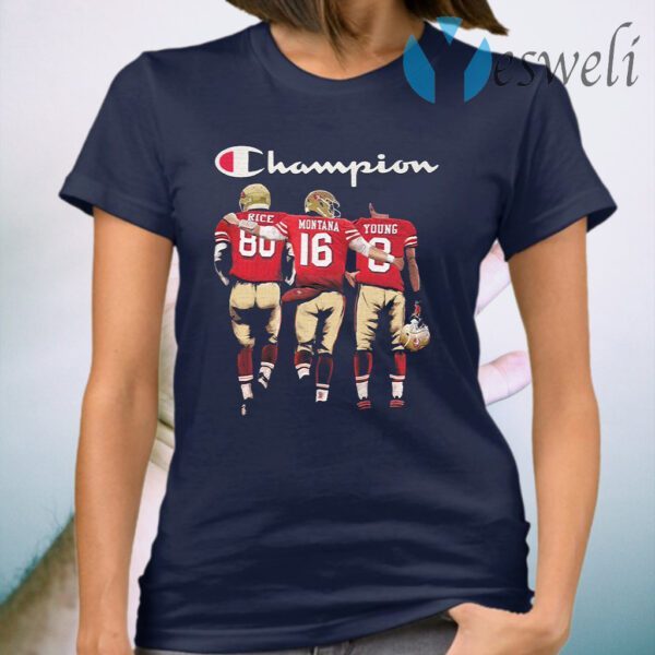 San Francisco 49ers Champion Rice Montana Young T-Shirt