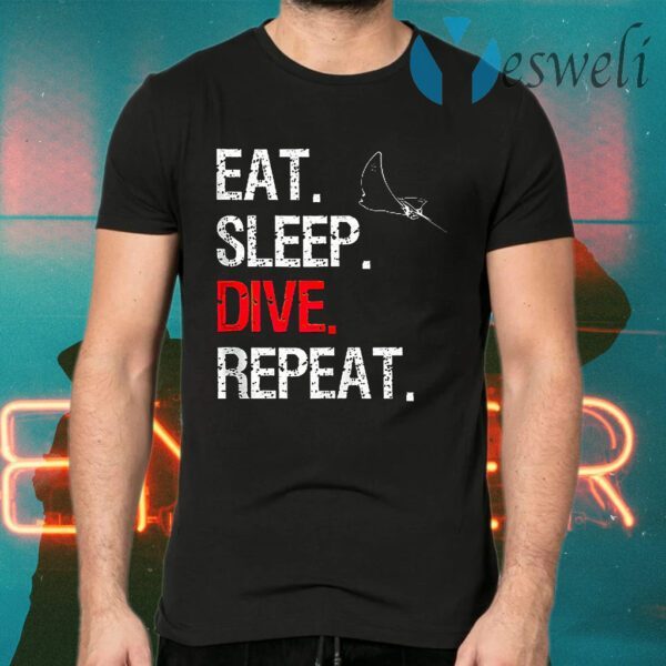 Scuba Eat Sleep Dive Repeat T-Shirts