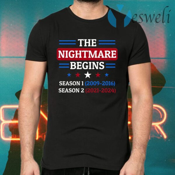 The Nightmare Begins January 20th 2021 T-Shirts