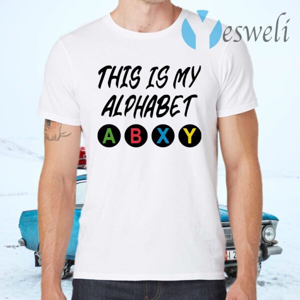 This is my alphabet abxy T-Shirts