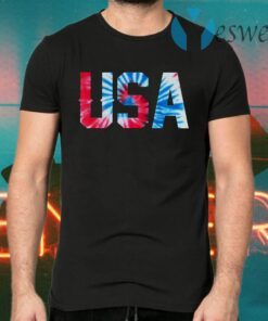 USA Tie Dye Colorful Vintage T-Shirts