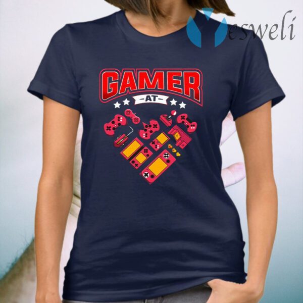 Video Gamer At Heart T-Shirt