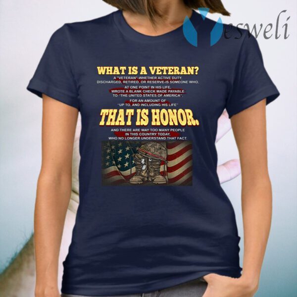 What Is A Veteran T-Shirt