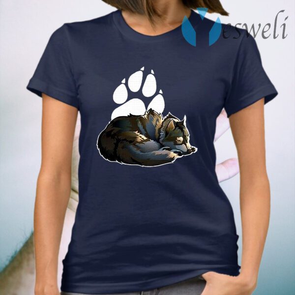 Wolf Sleeping T-Shirt